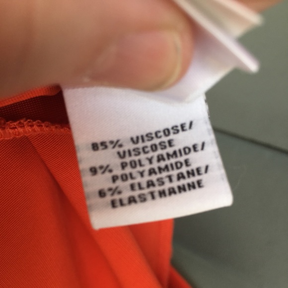 NWT Diane vonFurstenberg Sz 6 Orange - Picture 6 of 7